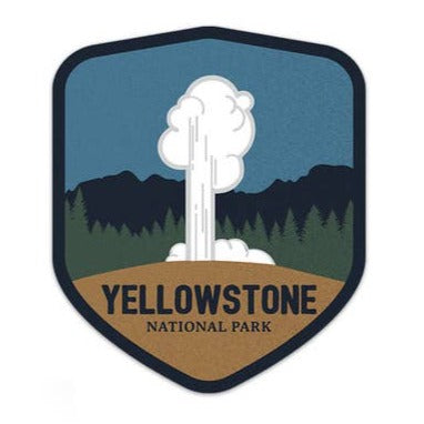 Yellowstone Park Sticker
